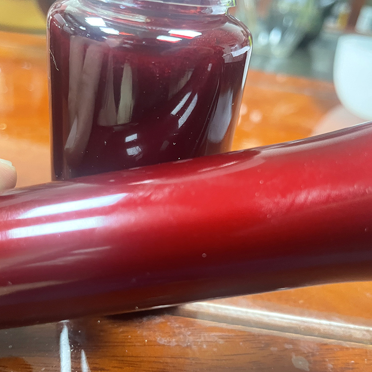 硬膠色油顏料色油絢麗紅透明紅效果